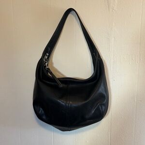 Coach vintage Black Leather Ergo Hobo Bag